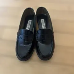 HARUTA ブラック ローファー 23cm