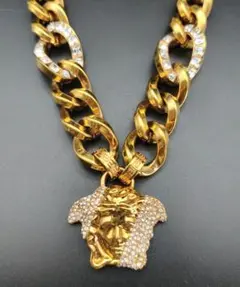 希少 極美品✨ヴェルサーチ メデューサ 喜平チェーン ゴールド