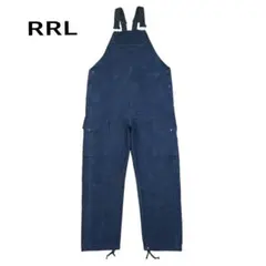 RRL RALPHLAUREN ジャングルクロス オーバーオール ブラック Mのサムネイル