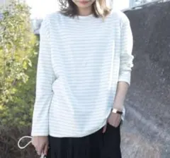 アメリカンホリック 長袖トップス ロンT ボーダー