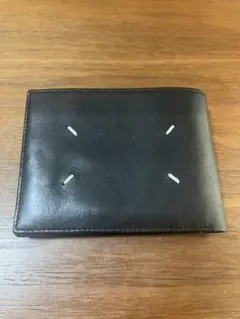 新品未使用　メゾンマルジェラ　Mason Margiela 二つ折り財布 黒