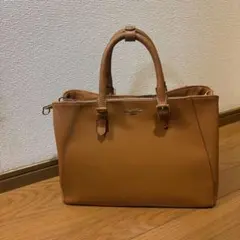 Samantha Thavasa Deluxe 3way キャメルハンドバッグ