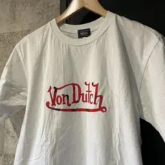 90s Von Dutch USA製 ロゴプリントTシャツ Lのサムネイル