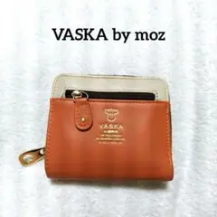 ヴェスカバイモズ　二つ折り財布　牛　北欧　ミニ財布　コンパクトウォレット