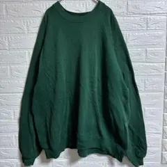 【希少サイズ＆USA製】【4L】JERZEES 無地 クルーネックスウェット