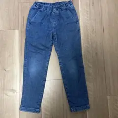 UNIQLO ウエストゴム デニムパンツ 裏ボア130サイズ