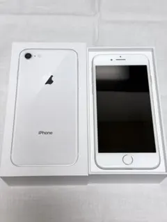 iPhone 8 64GB シルバー SIMフリー バッテリー96% 付属品完備