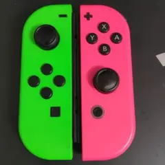 Nintendo Switch ジョイコン グリーン ピンク ジャンク