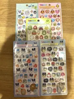 正規品　たまごっち　ボンボンドロップシール　プチドロ　5枚セット