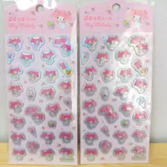 ぷくっとシール♡ サンリオ マイメロ My Melody シールセット 2シート