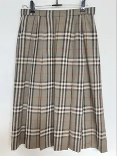【美品・希少】BURBERRYS チェック柄 プリーツスカート M バーバリー