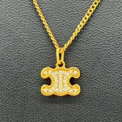 極美品✨ セリーヌ ピアス マイヨン ロゴ トリオンフ 1345 - メルカリ