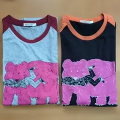 【新品・未使用】ユニクロ UT ラグランTシャツ 2枚セットのサムネイル