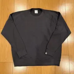 【1回着用】ループウィラー LW313 リラックスフィット S チャコールグレー