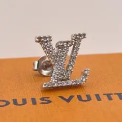 【美品】ルイヴィトン LVアイコニック ストラス ピアス シルバー 片耳のサムネイル
