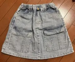 美品　a.v.v デニムキュロット、140センチ