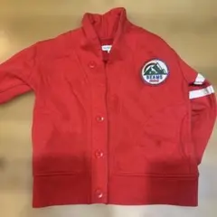 BEAMS mini 赤色カーディガン 110サイズのサムネイル