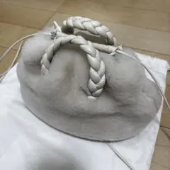 【未使用】HEREU Bombon 2way ショルダーバッグ ファー クリーム