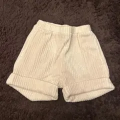コーデュロイリブ編みハーフパンツ 110