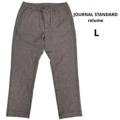 美品 JOURNAL STANDARD relume ウール混 チェックパンツL