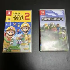 Nintendo Switchカセット マイクラ&マリオメーカー2
