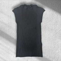 【美品】SAISON DE PAPILLON　フレンチスリーブニット（ブラック）のサムネイル