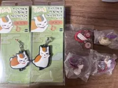 夏目友人帳 ニャンコ先生つながるラバーストラップVOL.2 3種セット＋おまけ
