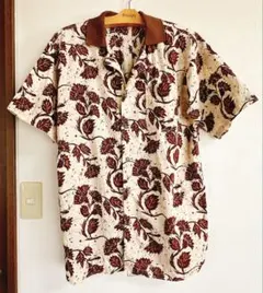 LANVIN 花柄オープンカラーシャツのサムネイル