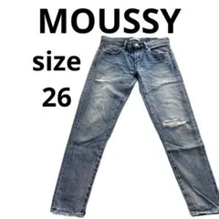 MOUSSY（マウジー）　ライトブルー　デニムパンツ