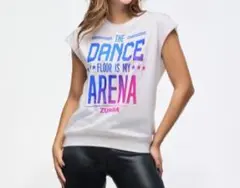 ズンバウェア　オープンバックシャツ