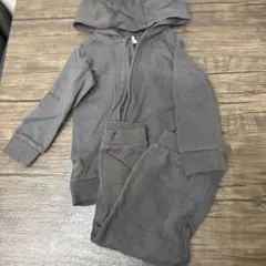 H&M グレー　スウェットセットアップ