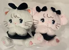 mikko BLACK RIBBON BIGぬいぐるみ 2種セット