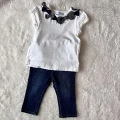 タルティーヌエショコラ Tシャツ　babyGAP デニム　70cm bebe