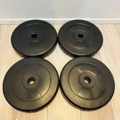 5kg ダンベルプレート 4枚セット シャフト用　筋トレ　重り