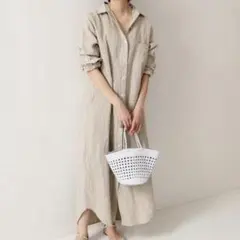 【最終お値下げ】プラージュ　シャツワンピース