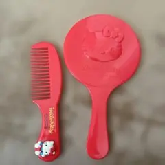 【レトロ】ハローキティ ヘアブラシとコームセット