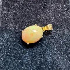 エチオピアオパール　ペンダントトップ　Silver925 18KGP 105