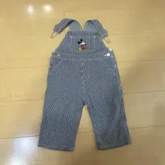 プティマイン　ミッキー　オーバーオール　80cm