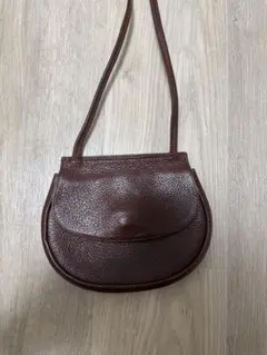 ✨希少・美品✨agnès b. ブラウンレザーショルダーバッグ