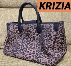 KRIZIA ヒョウ柄トートバック　ブラウンのサムネイル