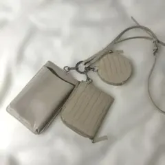 3連ショルダーバッグ