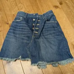 デニムミニスカート Mサイズ ボタン付き