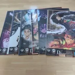 鬼滅の刃 一番くじ 〜姉の仇〜 D賞クリアポスターコンプリートセット