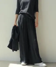 y*a様 ETRE TOKYO / シアーリネンパンツ / 22SS / Sサイのサムネイル