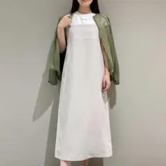 PLSTキャミワンピース ホワイト　Mサイズ