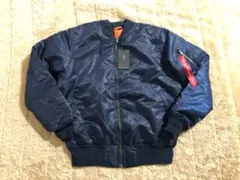 MA-1 ブルゾン フライトジャケット ネイビー 中綿