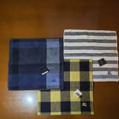 BURBERRY　タオルハンカチ　3枚セット