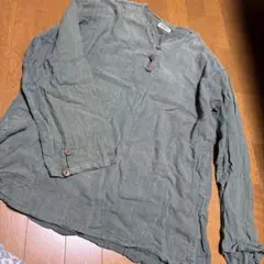 AJATRA グリーン 長袖シャツ