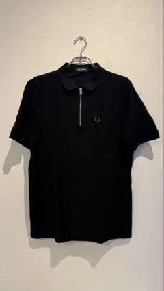 FRED PERRY フレッドペリー ハーフジップ ブラックL ニットポロのサムネイル