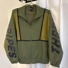 【美品】adidas オリーブグリーン ナイロンジャケット JS